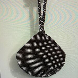 Elegant Black and White Polka Dot Women's Bag